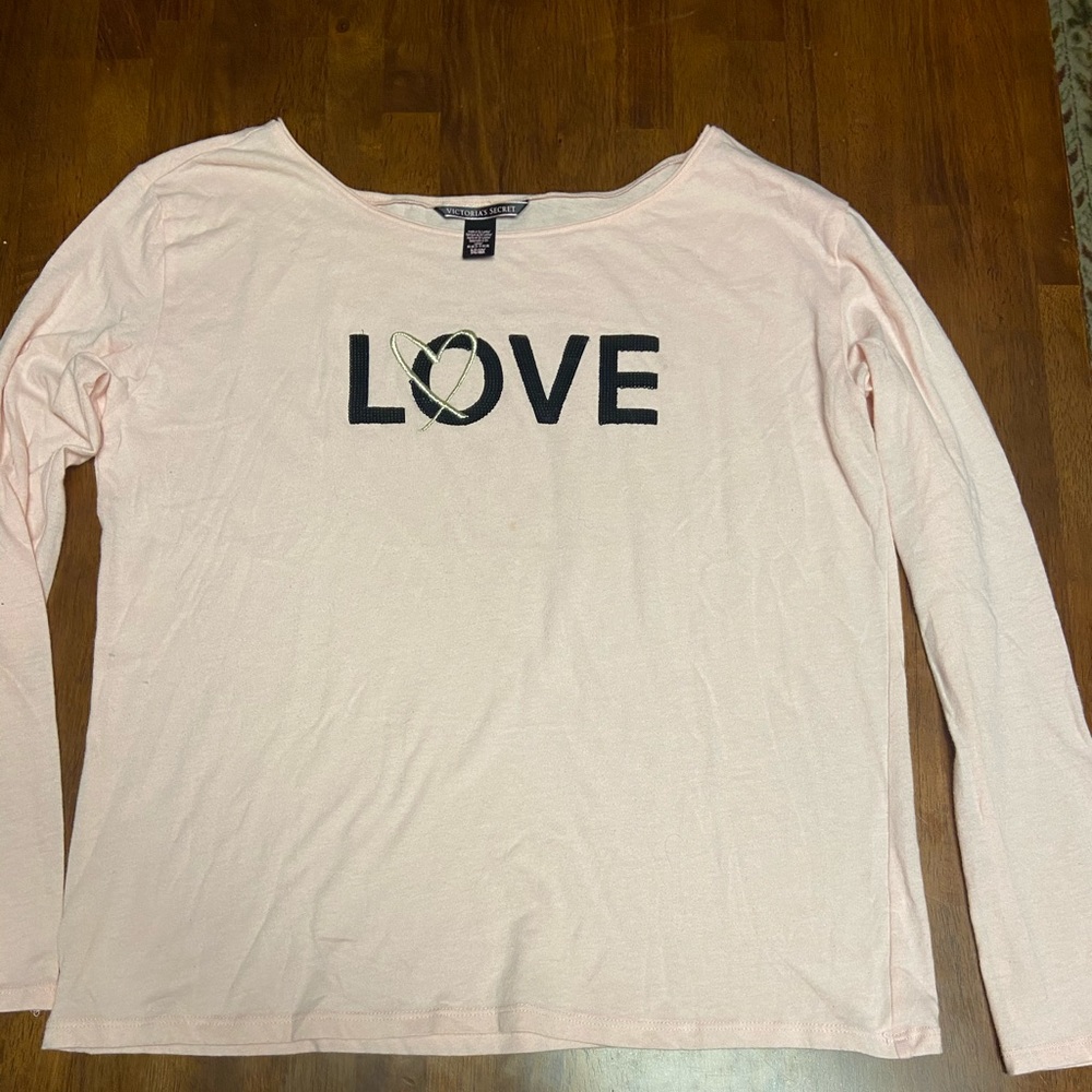 Victoria’s Secret LOVE pj shirt